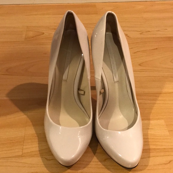 Zara White Patent Pumps - Picture 2 of 6